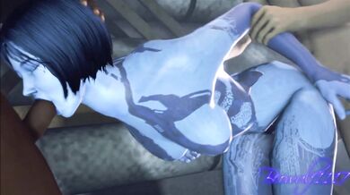 Cum-guzzling AI siren squeezes and pumps her petite body in a mind-blowing virtual orgy.