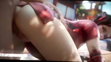 Demi's Anal Creampie After Losing to Rox in Fortnite