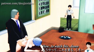 Umbrella-less Rei Ayanami Gets Drenched in 'Revelation of a Rainy Day 3'