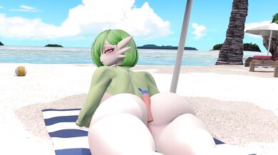 Gardevoir Takes a Dip in the Ocean [Tradelt]