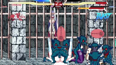 [MUGEN]GoblinParty_Weiss&Blake is a hentai porn video featuring the characters Weiss and Blake from the anime series RWBY. In this video, the two girls engage in some hot lesbian sex action.