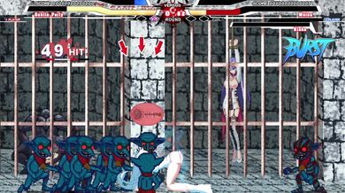 [MUGEN]GoblinParty_Weiss&Blake is a hentai porn video featuring the characters Weiss and Blake from the anime series RWBY. In this video, the two girls engage in some hot lesbian sex action.