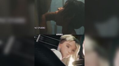 Lara Croft vs Gwen Stacy in a Raunchy Adventure