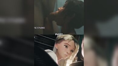 Lara Croft vs Gwen Stacy in a Raunchy Adventure