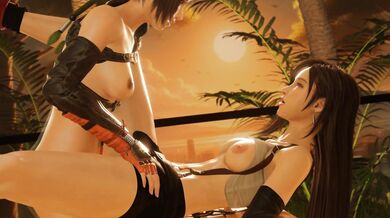 Yuffie Kisaragi and Tifa Lockhart's Epic Final Fuck Fest