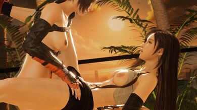 Yuffie Kisaragi and Tifa Lockhart's Epic Final Fuck Fest