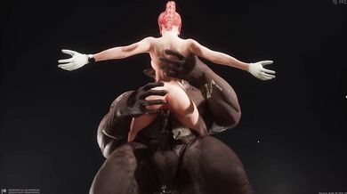 Wet and Wild Animalistic Orgy in the Game Showroom 2