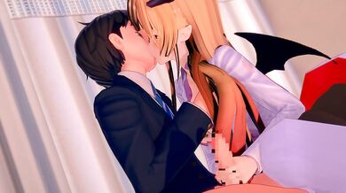 'Rainy Day Love-Making between Yuzuki and Choco in a Hologram World - Chocolate Dreams'