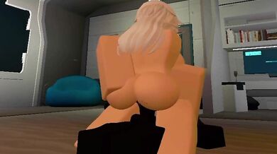 Fat White Chick Gets Banged by Big-Bird