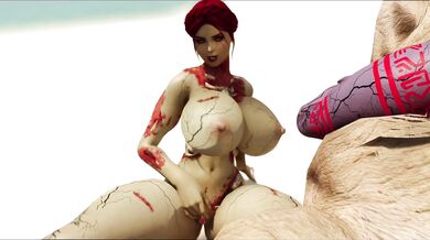 Undead Whores Ganged Up On by a Huge Stallion's Meat Missile