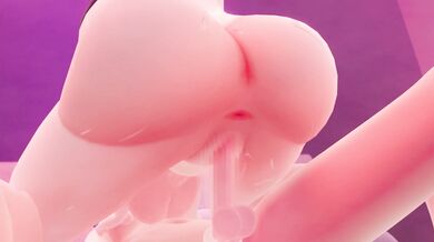 Gigantic Futanari Dominates Small Male Sissy...