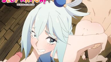 Squishy and Naked! Aqua from Konosuba in Jellymation