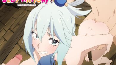 Squishy and Naked! Aqua from Konosuba in Jellymation