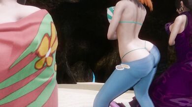 Sexy Mermaid Princess Luffy and Her Friends in MMD!