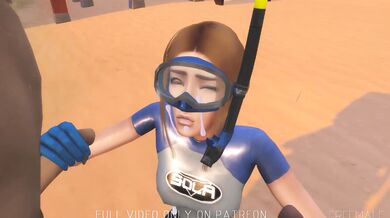 Big Dicked Whales Pounding a Hot Chick in Ultra HD!