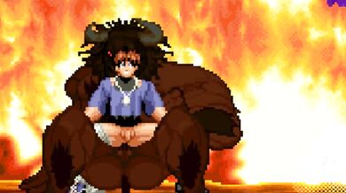 Chris gets boned by the Minotaur and becomes preggers!