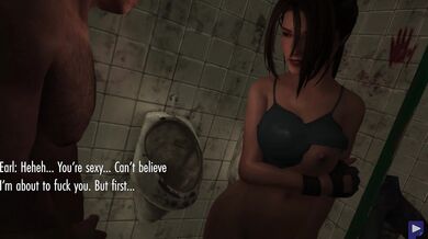 Lara Croft Fucks the Gross Hermit [Podgey] in Her Tomb Raiding Adventure