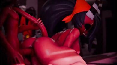 'The Furry Four-way - Moxxie+Stacy +Bunny+and+Sallie May: A Hentai Reward!'