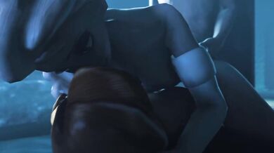 Elsa and Anna's Hot Frozen Lesbian Threesome Makeout Session
