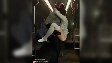 Asuka's Black Train Ride: A Milky Chestnut NSFW Adventure