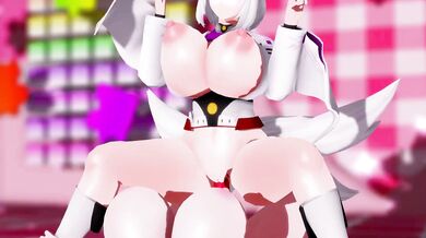 Futanari Dragon Maid Nyancat's Creampie Threesome with Shinano Cowgirls and Azur Lane Hentai