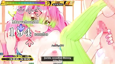 Naughty Naked Dancing Damsel - Slender