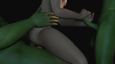 Ogre fucks cute twink in threesome ecstasy