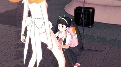 Rewritten as: "Futa Shinobu Creampie Hachikuji in Different Outfits"