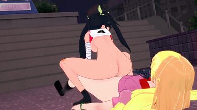 Rewritten as: "Futa Shinobu Creampie Hachikuji in Different Outfits"