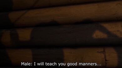 Baron's Hard Discipline for Princess Ciri