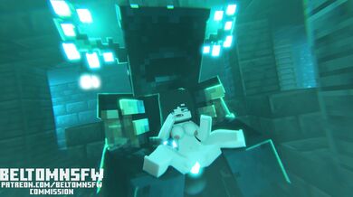 Minecraft Animation Beltom's Naughty Commission: Warden's Hardcore Exploration