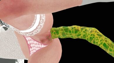 Mind-blowing Tentacles Ravage Virgin Wife's Snatch Till Impregnation