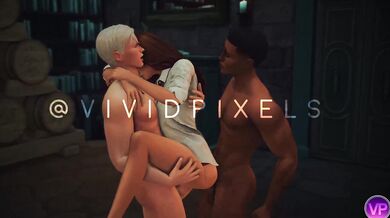 Harry Potter and the Hogwarts Hermione DP Threesome Orgy with Snakes and Studs