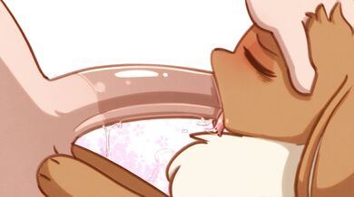 Deepthroating Eevee for Ya's Pleasure