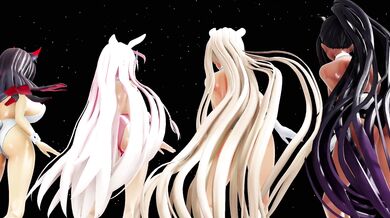 Asuna, Karin, Hanako and Wakamo's Erotic Ghost Encounters