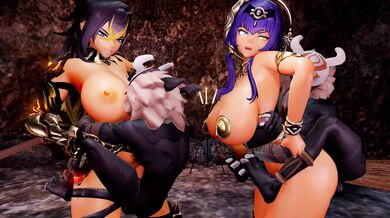 Daytime Lesbian Threesome With Dehya and Candace 4K