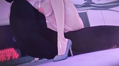 Aponia's Nylon Koi Cowgirl Ride without Tattoos (No Voice Version)