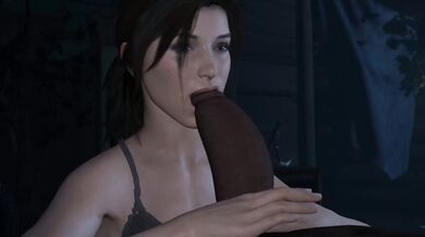 Adventure Time With Lara Croft And The BBC Gangbang (Short)