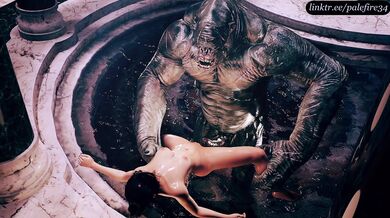 Lara Croft's Cum Receptacle Gets Doused in Palefire34's Semen