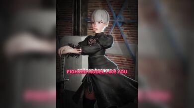 9S-kun's Sexy Cyborg Slut Transformation