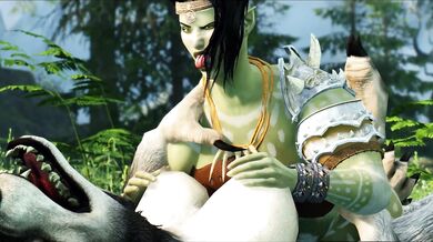 The Orc and the Futa Werewolf: An Erotic Tale of Bestiality and Interspecies Romance