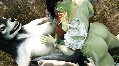 The Orc and the Futa Werewolf: An Erotic Tale of Bestiality and Interspecies Romance