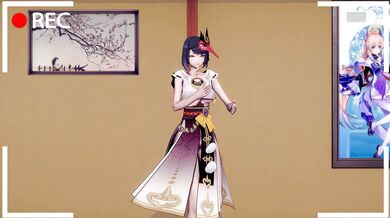 Moral boosting threesome: Kujou Sara's 3. Satisfaction