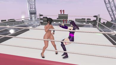 Elven Futanari vs Human Female Futanari: Hentai Mashup