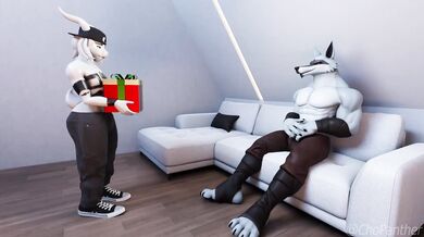 Death Wolf and Asriel Celebrate the Nympho's 21st Birthday with a Night of Hardcore Fucking