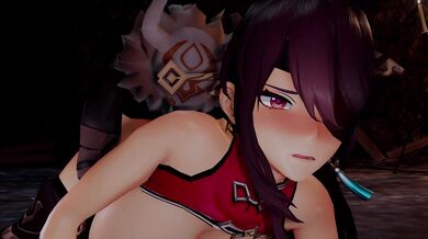 Big Boobed Bouncing Beauties in 4K: Beidou, Ningguang, and Lisa in 'Yang Ye'