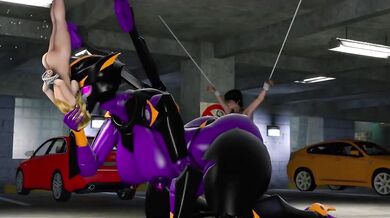 Air-Chairnids Caught by Sleeping Man - A Hentai Fetish Film!