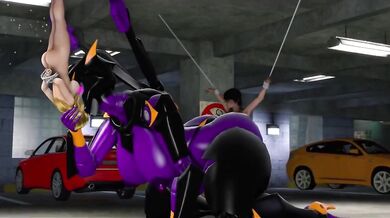 Air-Chairnids Caught by Sleeping Man - A Hentai Fetish Film!