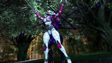 Sarah finds herself in a sticky situation when she gets caught between two futa lovers.