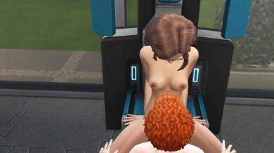 Mature women workout naked in the gym locker room for a steamy encounter.